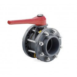 VALVULA MARIPOSA PVC Con...