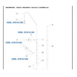 ASTRAL Recambio Ducha