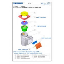 ASTRAL Recambio Skimmer