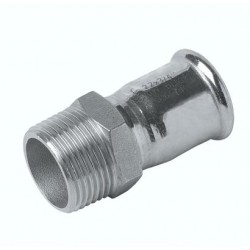 ENTRONQUE Macho Acero Inox...