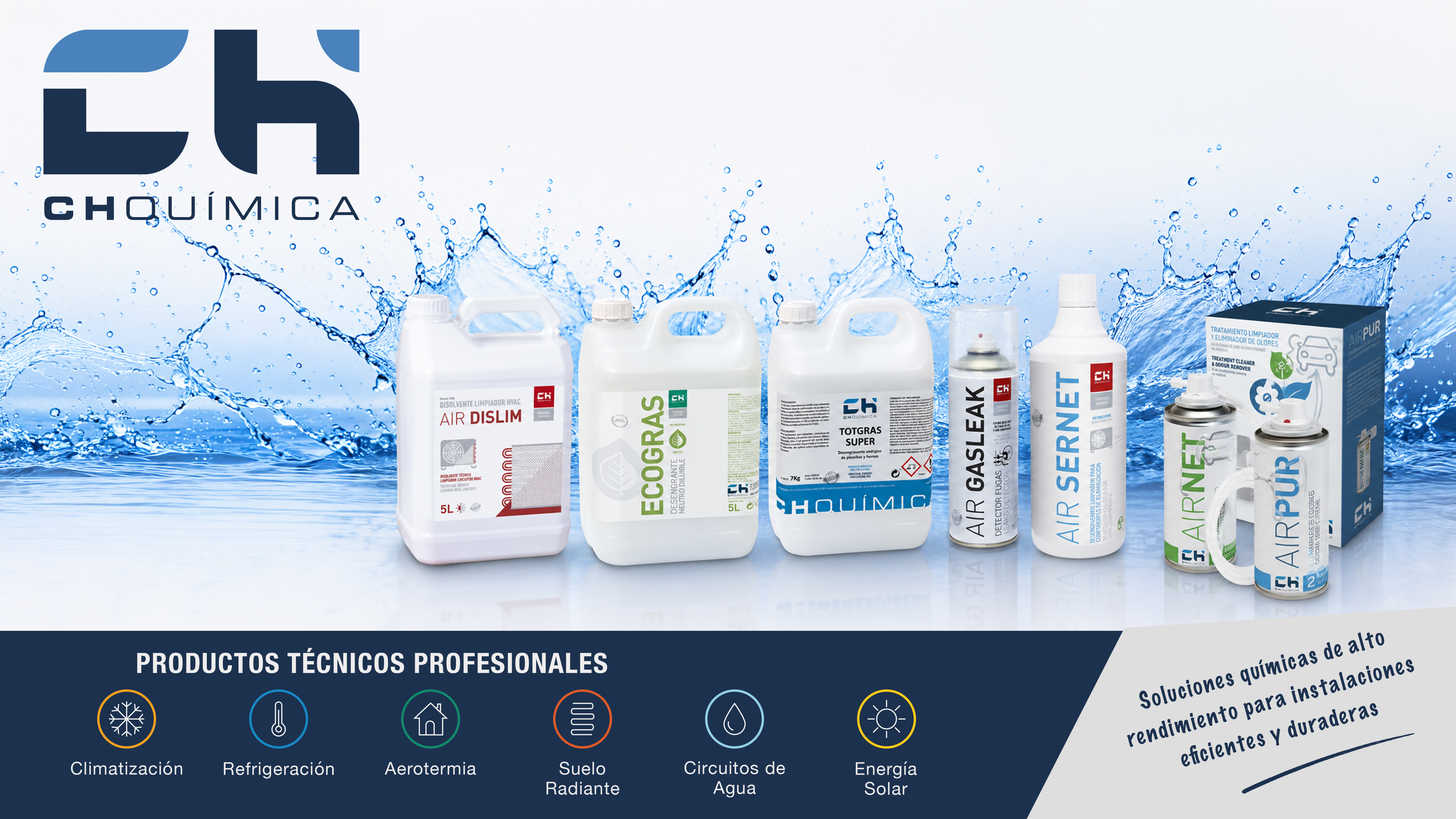 CH Quimica Slide background