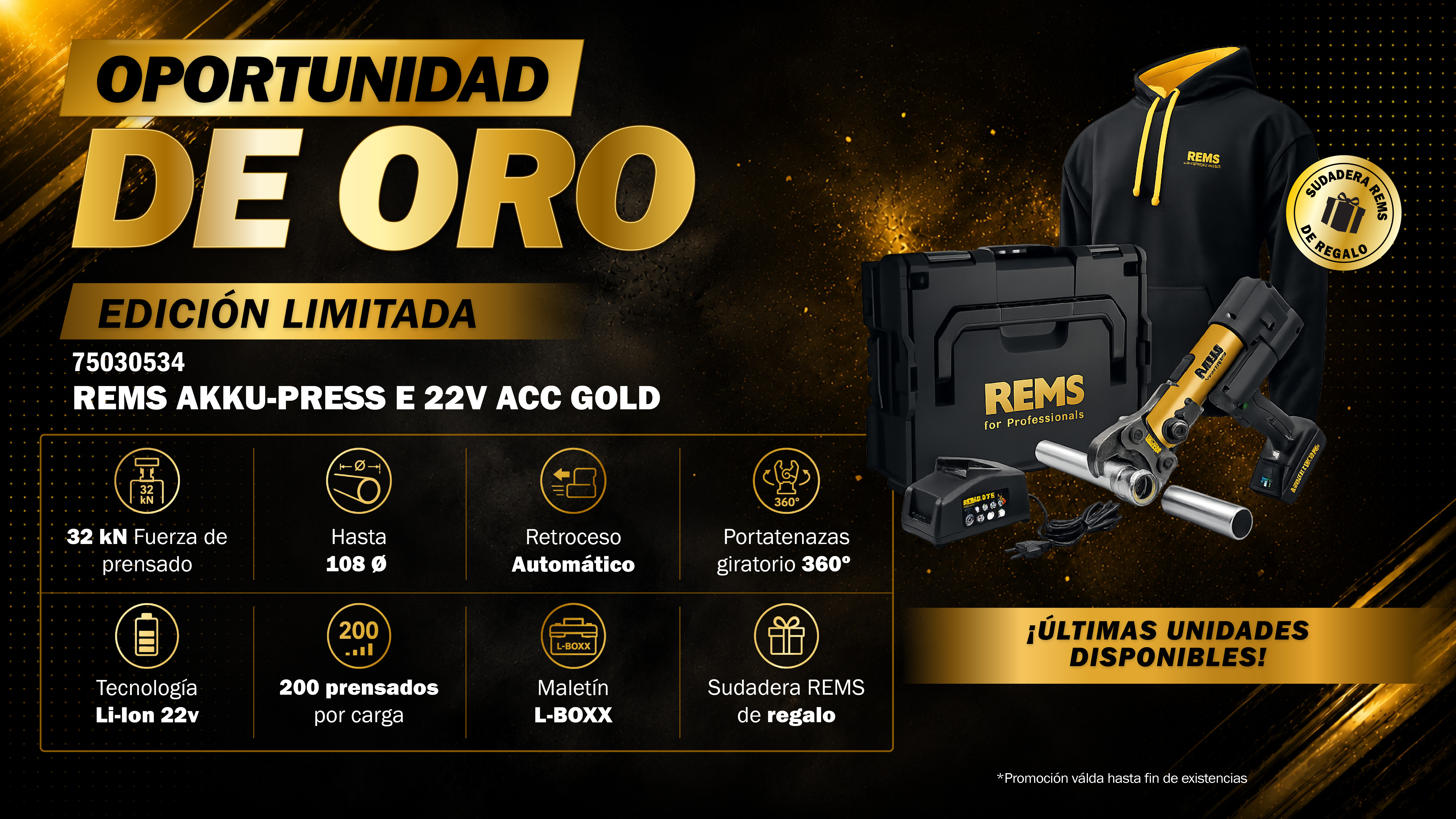 REMS oportunidad de oro Slide background