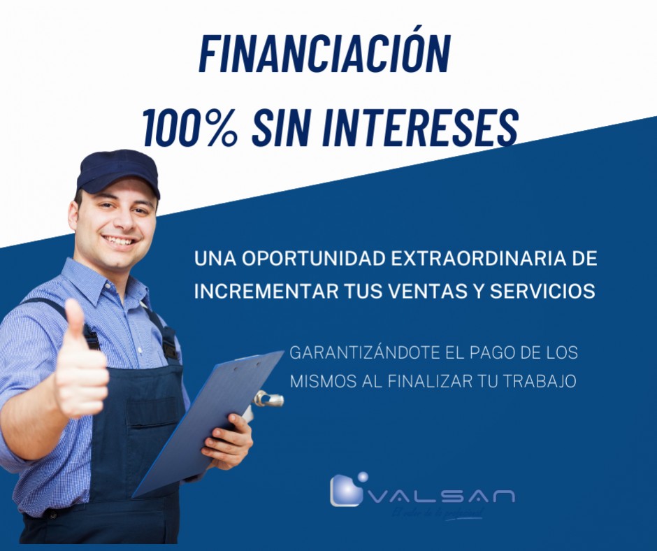 Financiación 100% SIN INTERESES