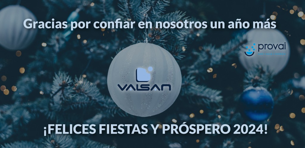 ¡VALSAN TE DESEA FELICES FIESTAS!