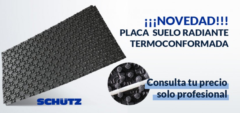 ¡¡NOVEDAD!! Placa termoconformada para suelo radiante