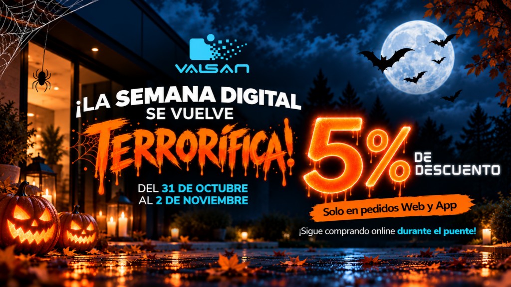 ¡La Semana Digital se vuelve TERRORÍFICA! Un 5% de descuento de miedo