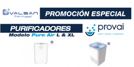 Promoción Purificadores de Aire Provai